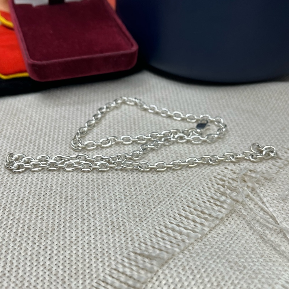 Timeless 925 Sterling Silver Rope Chain Necklace – 18” - Picture 14 of 16